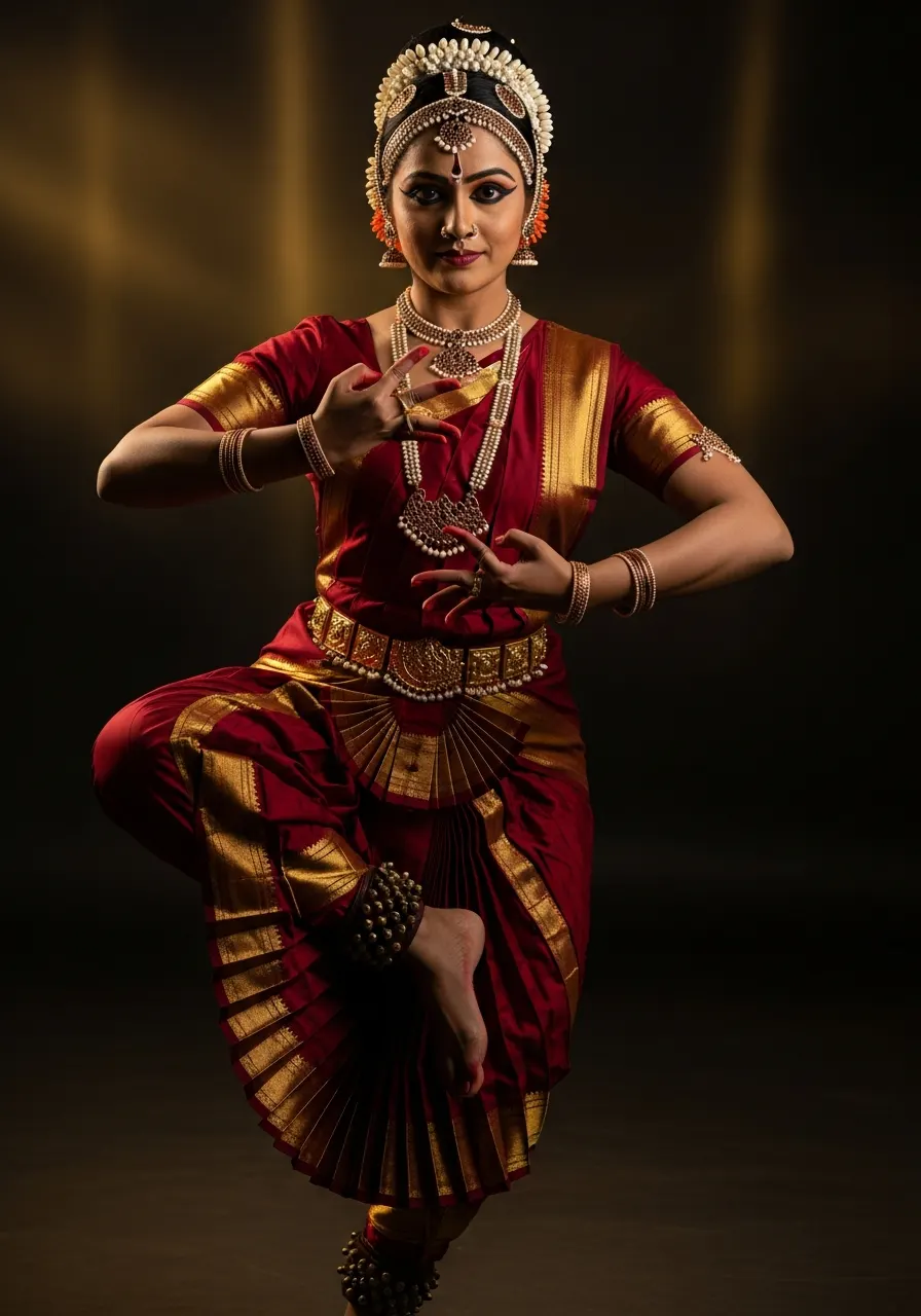 Classical Indian dancer